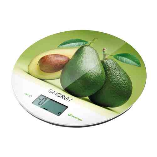 Весы кухонные ENERGY EN-403 авокадо до 5кг электр. стекло арт. 1001424757